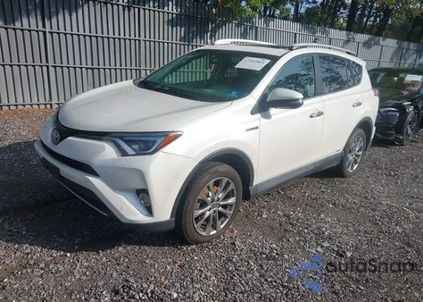 2016 Toyota Rav4 Hybrid Limited z USA, uszkodzony, nr VIN JTMDJREV3GD053897